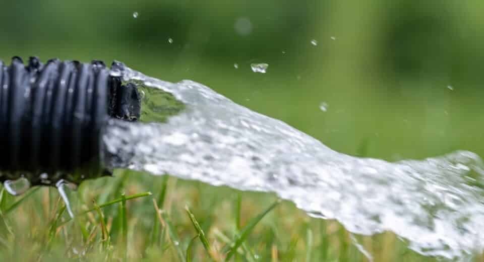 water flowing