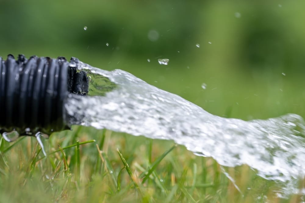 water flowing